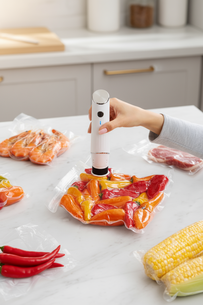 FreshMate™ Vacuum Food Storage Bag Set with Electric Pump