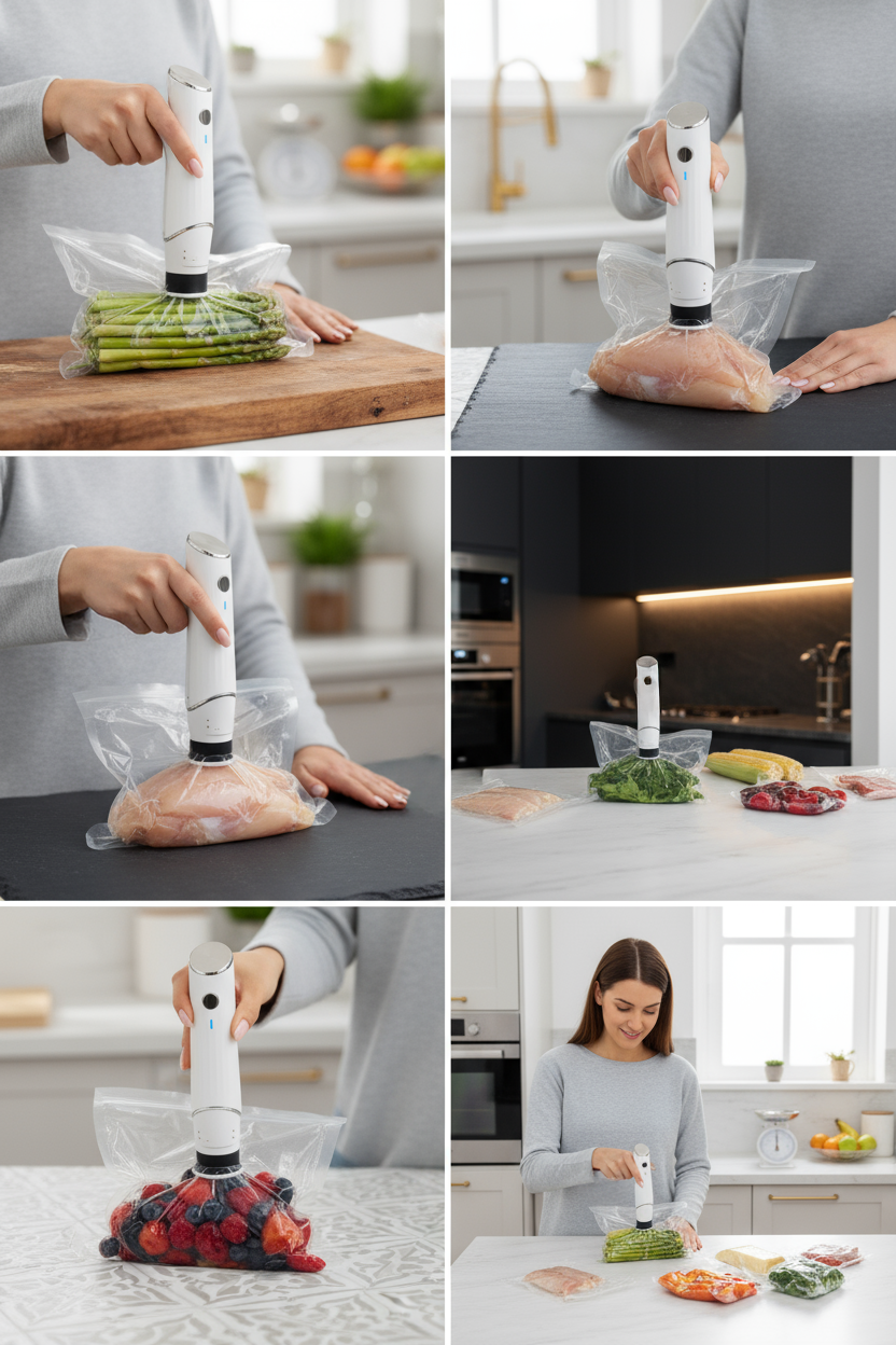 FreshMate™ Vacuum Food Storage Bag Set with Electric Pump