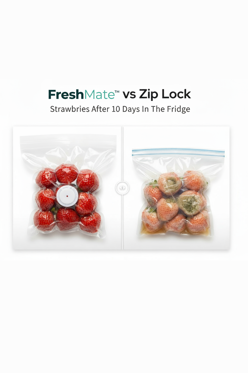 FreshMate™ Vacuum Food Storage Bag Set with Electric Pump