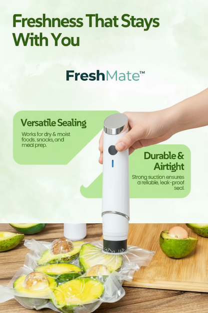 FreshMate™ Vacuum Food Storage Bag Set with Electric Pump